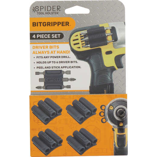 Spider Tool Holster BitGripper (4-Pack)