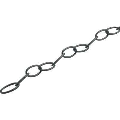 Campbell #10 40 Ft. Black Poly-Coated Metal Craft Chain